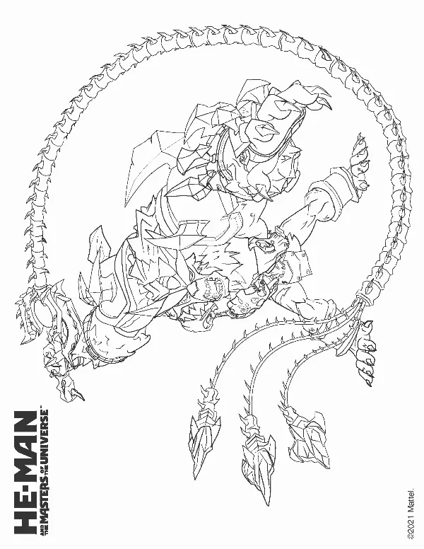 MOTU Colouring Sheet 11